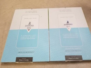 Lot of 2 - iPhone 11 Pro Max - DiamondClad Tempered Glass Screen Protector - Picture 1 of 5