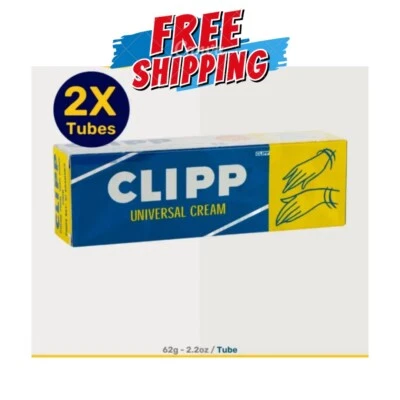 2X CLIPP UNIVERSAL CREAM, SKIN CARE,Natural Beeswax 62g tube, Free Shipping كليب - Image 1 of 4
