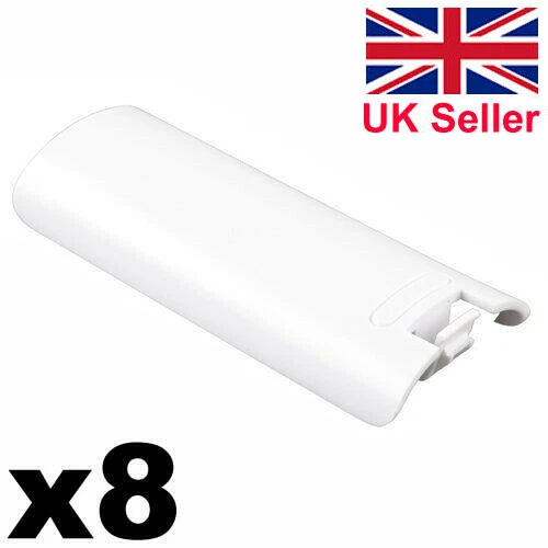 8x Replacement Battery Cover Back Case for Nintendo Wii Remote Controller White - Image 1 of 1