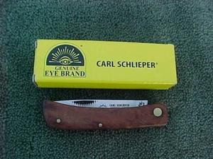 GERMAN EYEBRAND CARL SCHLIEPER Sodbuster Style Pocket Knife Solingen NIB Quality - Picture 1 of 5
