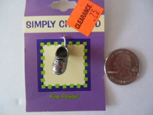6 Fine Pewter Shoe Charms - Made in USA   - Picture 1 of 1