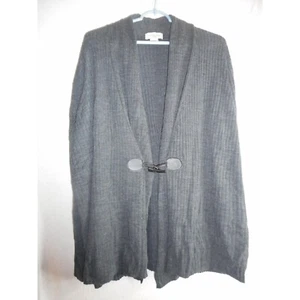 Dark Grey plus Size 24 / 26 Knit Open Sweater Cardigan Covington Woman - Picture 1 of 4