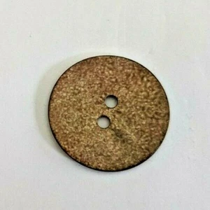 Round Natural Shell Button - 23 mm / .9 inch - DILL Buttons - Picture 1 of 2