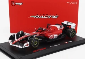 MODELLINO AUTO STATICO BURAGO FERRARI F1 SF23 LASVEGAS 2023 LECLERC VETRINA 1/43 - Foto 1 di 9