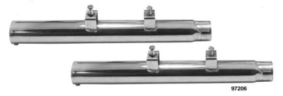 2" Chrome Slip On Mufflers For 14-22 Harley Sportster XL 1200 883 97206 - Image 1 of 4