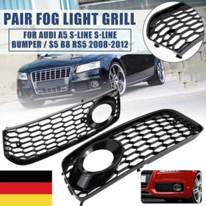 Waben Lüftungsgitter Grill Gitter Nebelscheinwerfer für Audi A5 S5 B8 RS5 08-12! - Bild 1 von 17
