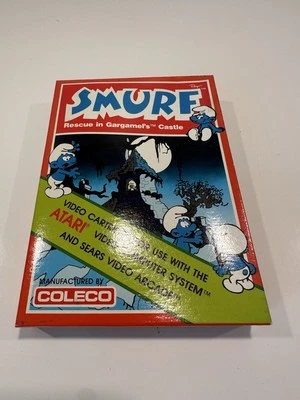 ATARI 2600 SMURF: GARGAMEL’S CASTLE - COLECO - FACTORY SEALED - PRISTINE - Image 1 of 4
