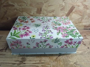 Punch Studio Floral Design Decorative Storage Box Large Keepsake Box  43 X 30 Cm - Picture 1 of 6