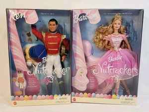 LOTE DE MUÑECAS PRÍNCIPE ERIC & THE SUGARPLUM FAIRY BARBIE IN THE NUTCCRACKER 2001 MATTEL - Imagen 1 de 13