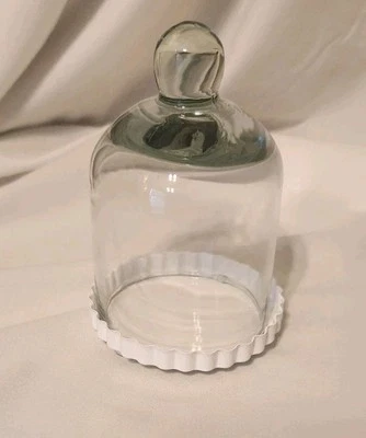 Porta magdalenas de vidrio individual Foto 1 de 3