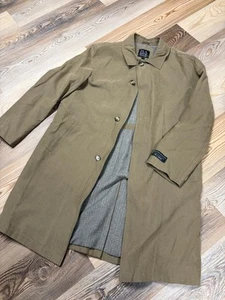 Jos A Bank Executive Collection hellbrauner Mantel langer Trenchcoat Herren 42R (bx1) - Bild 1 von 9