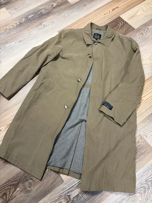 Jos банк исполнительной коллекции желтовато-коричневый пальто длинный Тренч мужской 42R (bx1) - Изображение 1 из 4