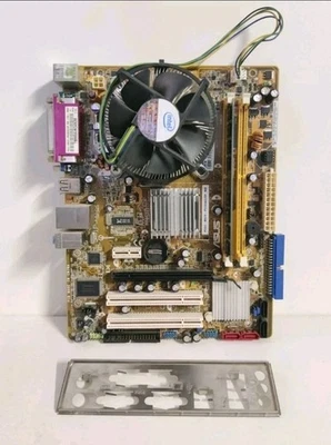 ASUS P5GC-MX + RAM DDR2 - mATX  Motherboard Socket 775 + Intel Pentium Dual CPU✅ - Bild 1 von 4