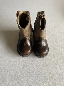 DREAM PAIRS Kleinkind Jungen Mädchen Cowboystiefel Western eckige Zehenpartie Reiten Mitte Größe 6 - Bild 1 von 6