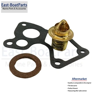 143°F Thermostat with Gasket for Johnson Evinrude Outboard 65 70 75 HP 396987 - Foto 1 di 6