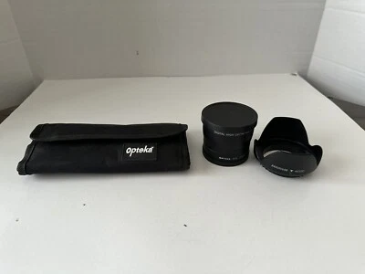 Opteka 55mm 5-Piece Filter Kit (UV, CPL, FLD, ND4, 10x Macro) and Opteka G15 - Image 1 of 4