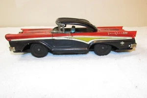 Vintage SY JAPAN FORD FAIRLANE 500 2DR HT CAR TIN TOY - Picture 1 of 14