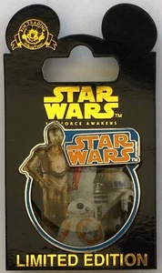 Star Wars Pin Droiden R2-D2 BB-8 C-3PO LE 10000 #1 of 9 The Force Awakens 2015 - Bild 1 von 2