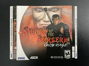 Sword of the Berserk Gut's Rage Sega Dreamcast nur Bedienungsanleitung & Artwork - Bild 1 von 4