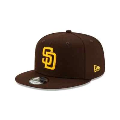 Authentic New Era MLB OnField 59Fifty Fitted Cap San Diego Padres Brown/Yellow - Image 1 of 4