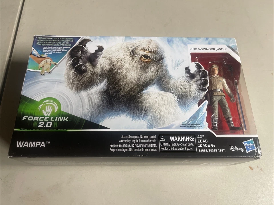 Star Wars Force Link 2.0 Wampa and Luke Skywalker Disney Hasbro Age 4