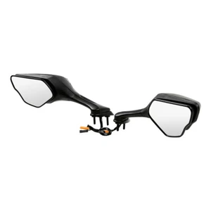 Rear View Mirrors W/LED Turn Signal Fit For Honda CBR1000RR CBR1000 RR 2017-2025 - Picture 1 of 7