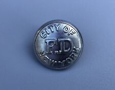 Vintage City Of New York FD Waterbury Metal Button 1”
