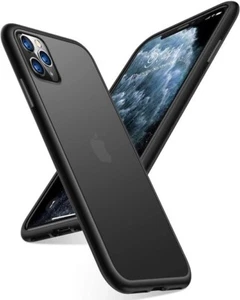 TORRAS Shockproof Compatible with iPhone 11 Pro Case Phone Hard Black Matte Slim - Photo 1 sur 7