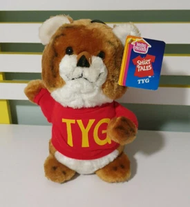 SHIRT TALES TYG THE TIGER WITH TAGS 1983 HASBRO PRESCHOOL CHARACTER TOY 27CM - Bild 1 von 3