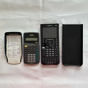 Texas Instruments TI-Nspire CX CAS Graphing Calculator & TI-30XA Calculator LOT - Picture 1 of 17