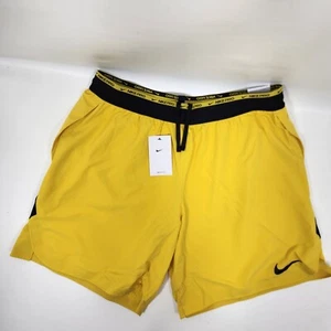 Nike Dri-FIT Flex Rep Pro 8" Unlined Yellow Training Shorts Size XXL DD1700-709 - Picture 1 of 13