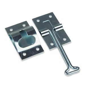4" Metal RV Camper Horse Work Enclosed Trailer Door Stop Holder Latch Kit - Picture 1 of 6