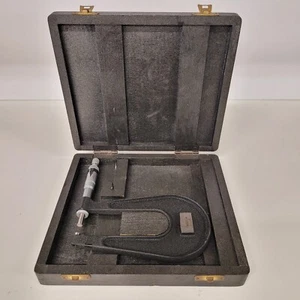 Moore & Wright 0 - 1" Sheet Metal/Deep Throat Micrometer 4" Throat 0.001" Grad - Picture 1 of 11