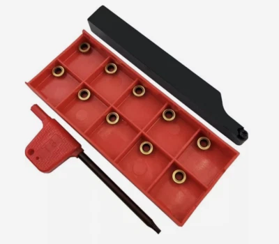 Soporte de herramientas de torneado de torno SRACL12H06 barra de perforación indexable + 10x inserto RCMT0602 Foto 1 de 3