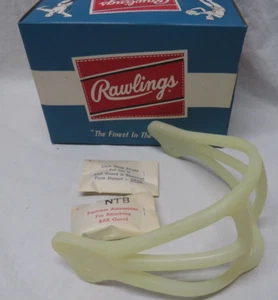 ORIGINAL Rawlings 1960s Triple Bar NTB “Spitter” Facemask Suspension Helmet - Picture 1 of 6