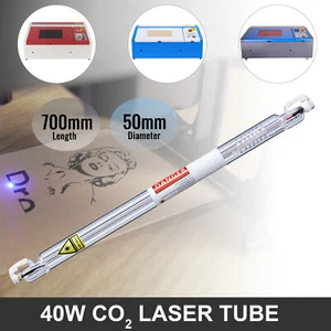 Tubo láser de CO2 OMTech 40W 700 mm refrigeración por agua para máquina de corte grabadora láser - Imagen 1 de 8
