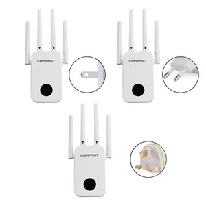 Dual Band WPS WiFi Wireless Extender Signal Amplifier WiFi Booster 1200Mbps U4 A - Picture 1 of 19