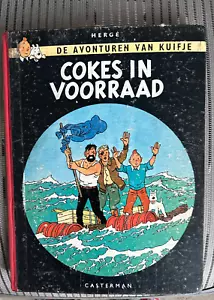 TINTIN Hergé Kuifje Cokes in Voorraad 1st Dutch 1948 Casterman RARE REDOUTABLE - Foto 1 di 15