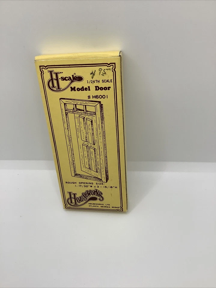 Houseworks 1/24 Scale Model Door H6001  NIB - Image 1 of 1