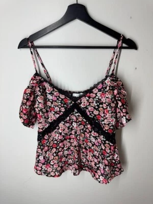 Lush Women Size M Floral Top - Image 1 of 3