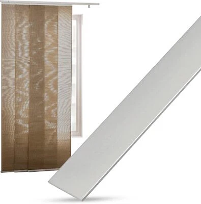 PROFILO IN ALLUMINIO BIANCO PIATTO CM 2 3 E 4 PER STRISCE STRIP LED BARRA PIATTA - Immagine 1 di 4