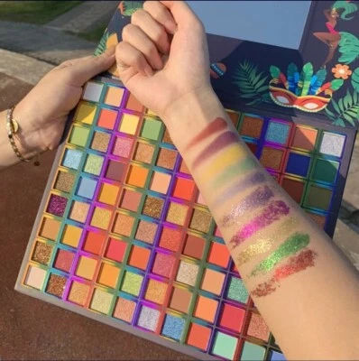 Brazilian Carnival 99 Colors Eyeshadow Palette of high pigmentation - Image 1 of 4