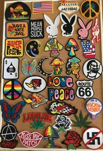 PATCHES. EMBROIDERED PATCHES. IRON ON PATCHES. DECORATIVE PATCHES. - Picture 1 of 1