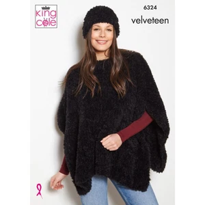 King Cole Pattern Accessories Knitted in Velveteen 6324 - Picture 1 of 2