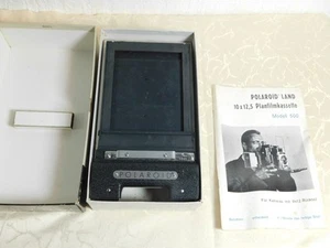 Polaroid Land 4x5 Película Holder #50 ! Con Original Cartón + Instrucciones de - Imagen 1 de 10