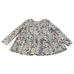 IIsaac Mizrahi New York Floral 3-Tiered Long-Sleeve Top 3T Toddler Girls - Picture 1 of 8