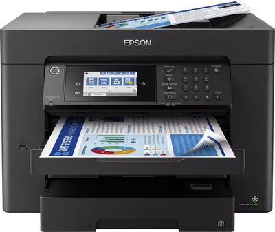 WorkForce WF-7840DTWF Wi-Fi Printer WITH INKS! - Image 1 of 4
