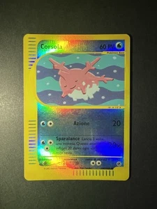 Corsola Reverse 102/165 - Set Expedition Italiano - Wizards - Carta Pokémon - Foto 1 di 9
