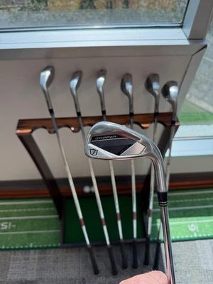 2025 Wilson Staff Dynapower irons 5-PW+GW KBS Tour 110 Reg 1* up VG 8/10 RH - Image 1 of 4