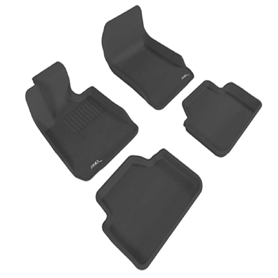3D MAXpider Kagu Black 1st & 2nd Row Floor Liners for 06-11 BMW 3-Series Sedan Foto 1 de 4